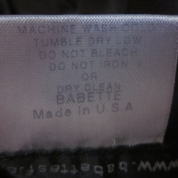 Babette SF Vintage Gray Nylon Wide Leg Crop Pants XS fits up to M 30" Waist - Picture 10 of 14